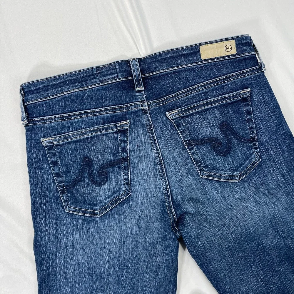 AG Jeans The Stilt Roll Up Cigarette 29x27 Womens 26 Stretch ADRIANO GOLDSCHMIED